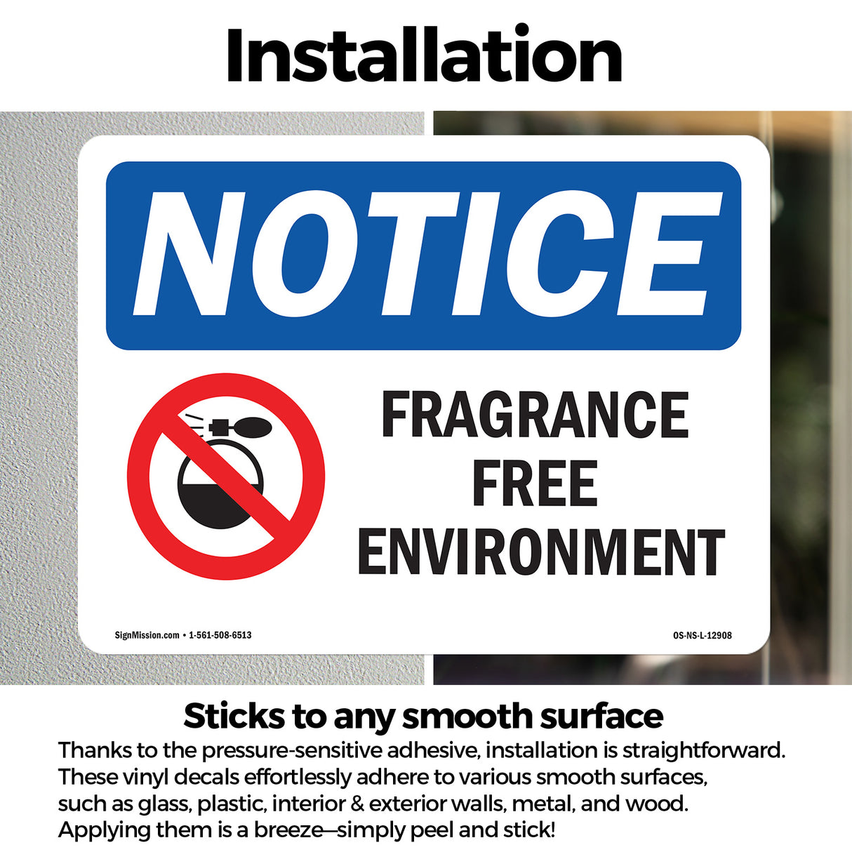 Fragrance Free Environment