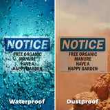 Free Organic Manure Have A Happy Garden