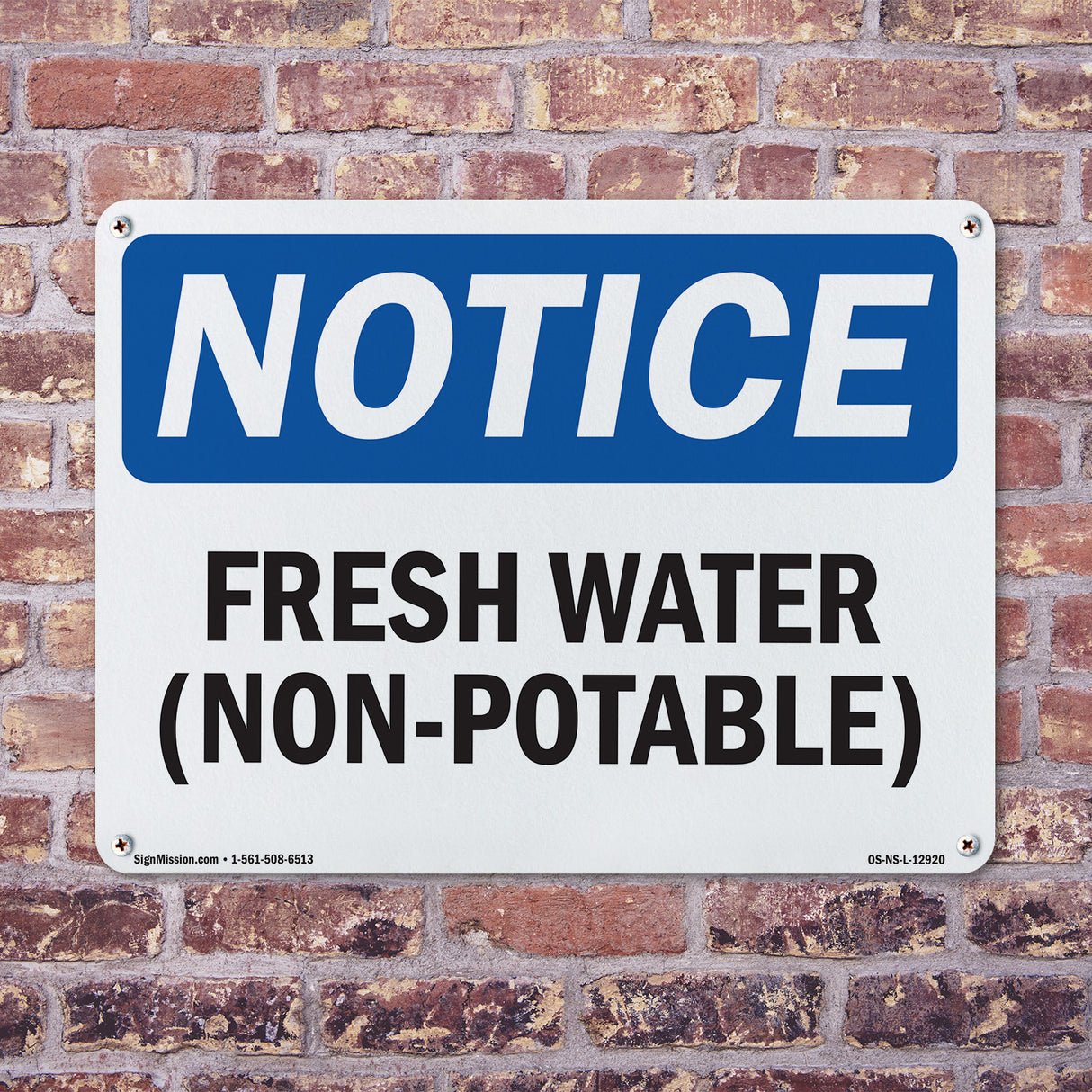 Fresh Water (Non-Potable)