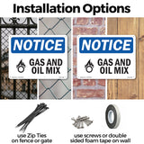 Gas And Oil Mix