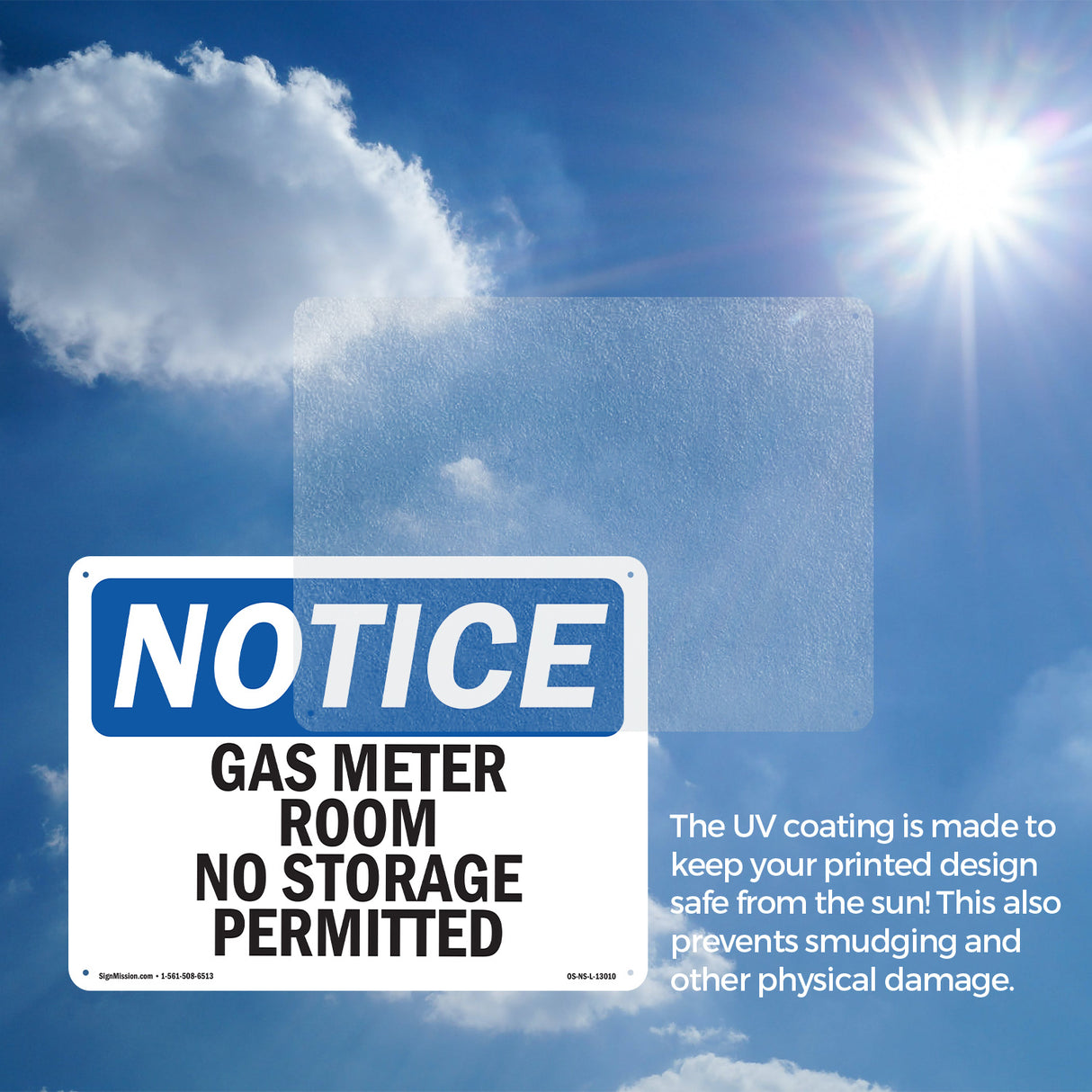 Gas Meter Room No Storage Permitted