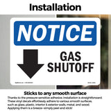 Gas Shutoff [Down Arrow]