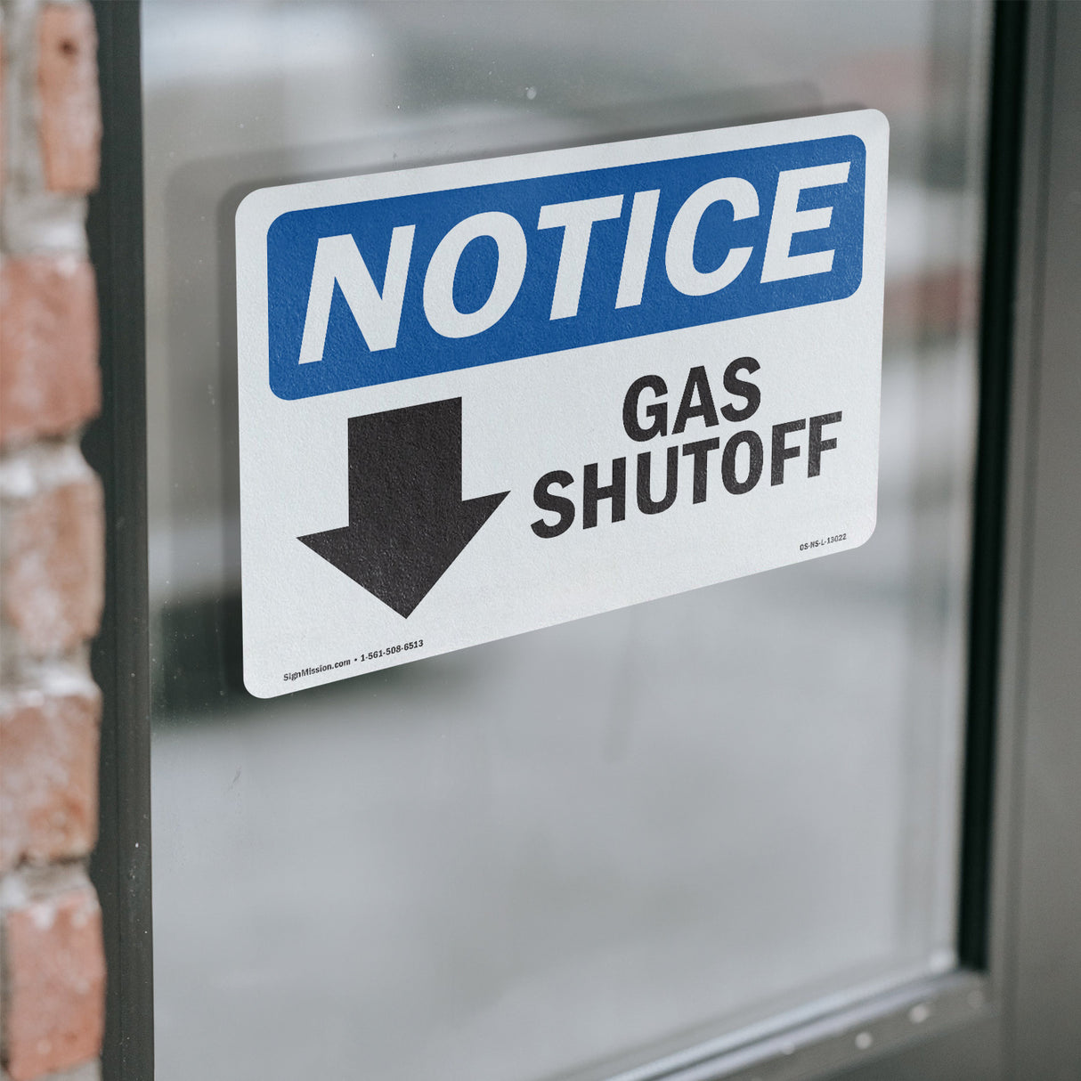 Gas Shutoff [Down Arrow]