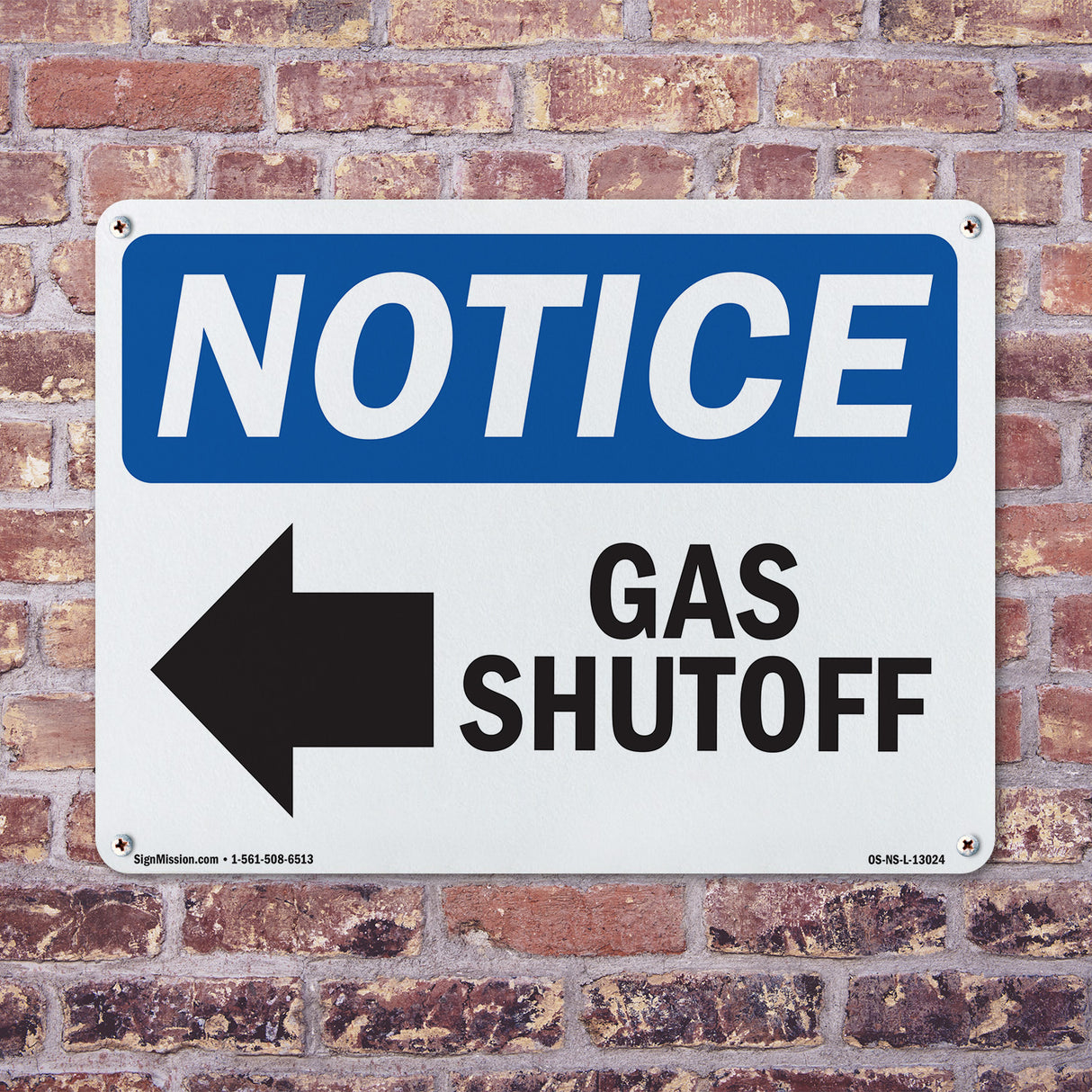 Gas Shutoff [Left Arrow]