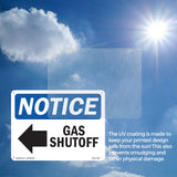 Gas Shutoff [Left Arrow]