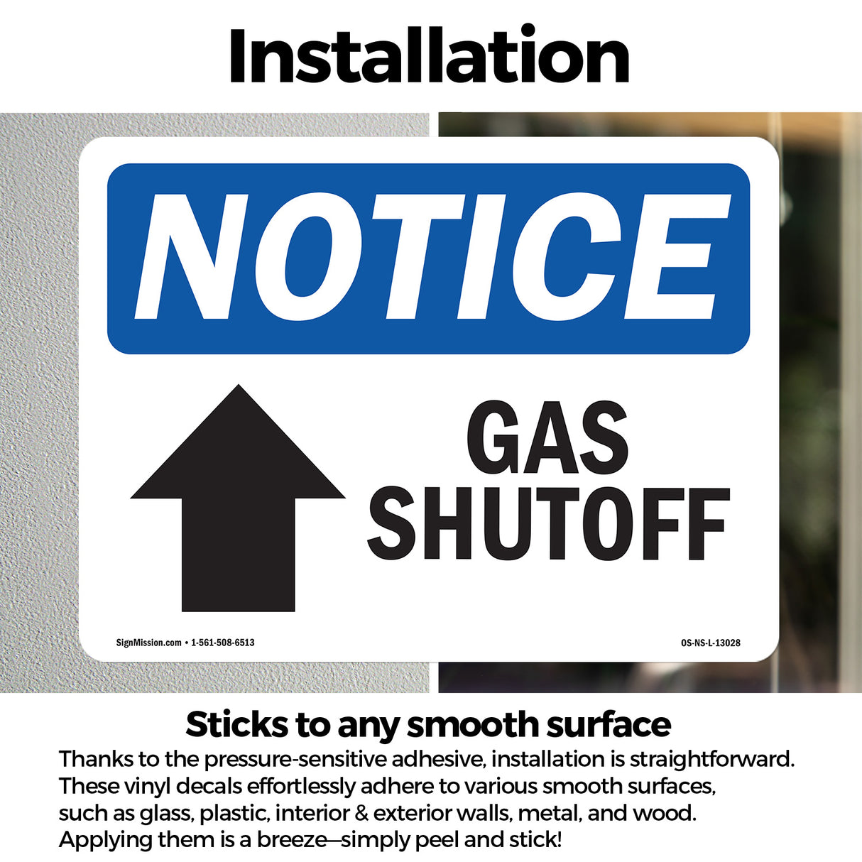 Gas Shutoff [Up Arrow]