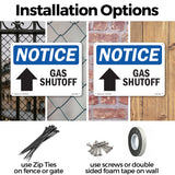 Gas Shutoff [Up Arrow]