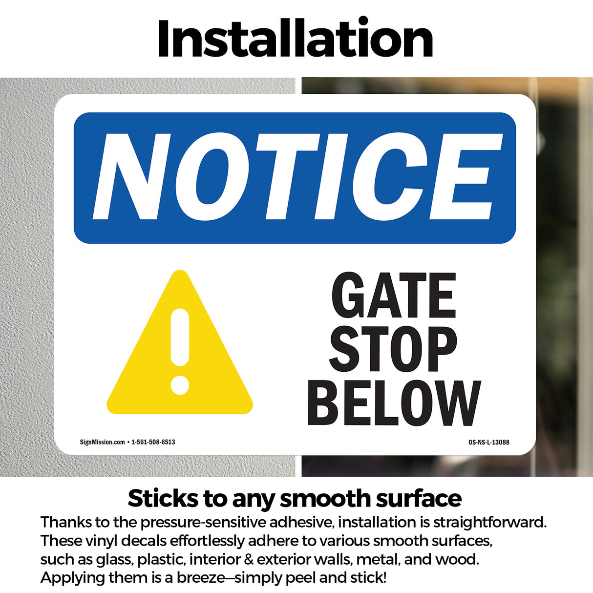 Gate Stop Below