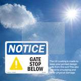 Gate Stop Below