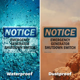 Generator Emergency Shutdown Switch