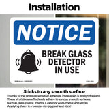 Glass Break Detector In Use