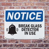 Glass Break Detector In Use