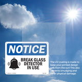 Glass Break Detector In Use