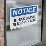 Glass Break Sensor In Use