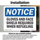 Gloves And Face Shield Required