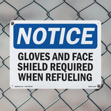 Gloves And Face Shield Required