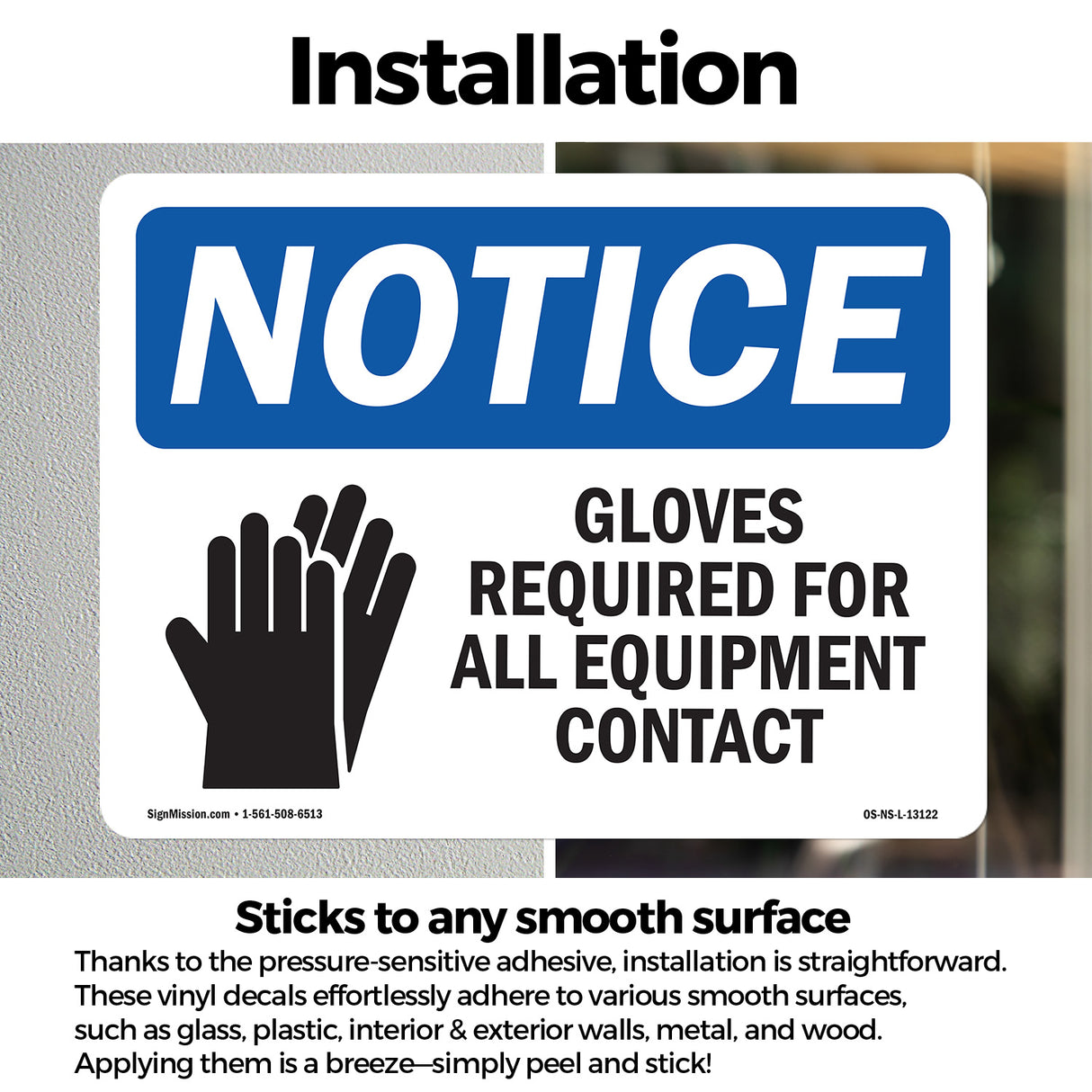 Gloves Required For All Equipment