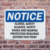 Gloves, Safety Glasses, Safety Shoes And