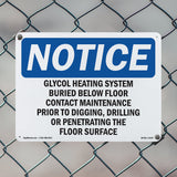 Glycol Heating System Buried Below Floor