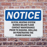 Glycol Heating System Buried Below Floor