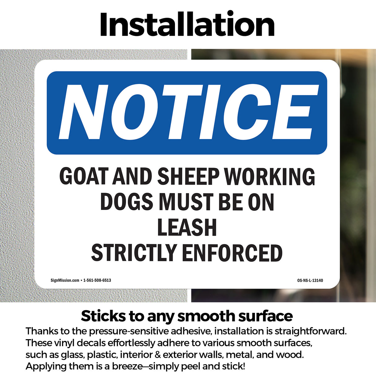 Goat & Sheep Working Dogs Must Be On Leash