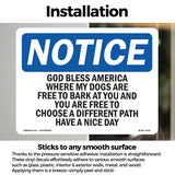 God Bless America Where My Dogs Are Free