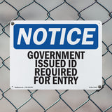 Government Issued ID Required For Entry