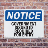 Government Issued ID Required For Entry