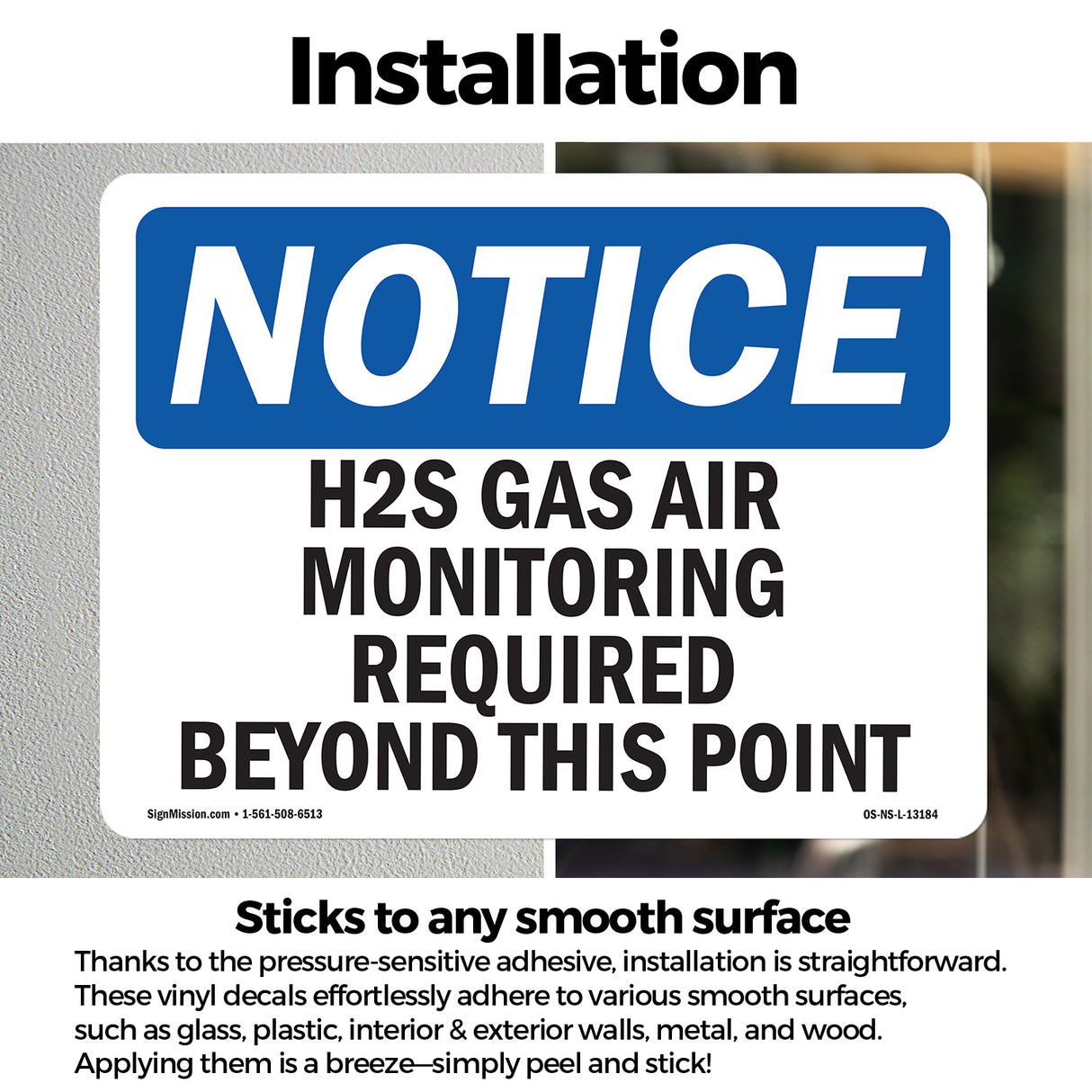 H2S Gas Air Monitoring Required Beyond This Point