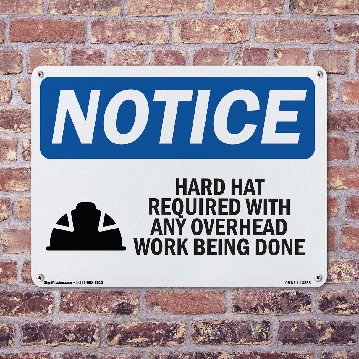 Hard Hat Required With Any Overhead