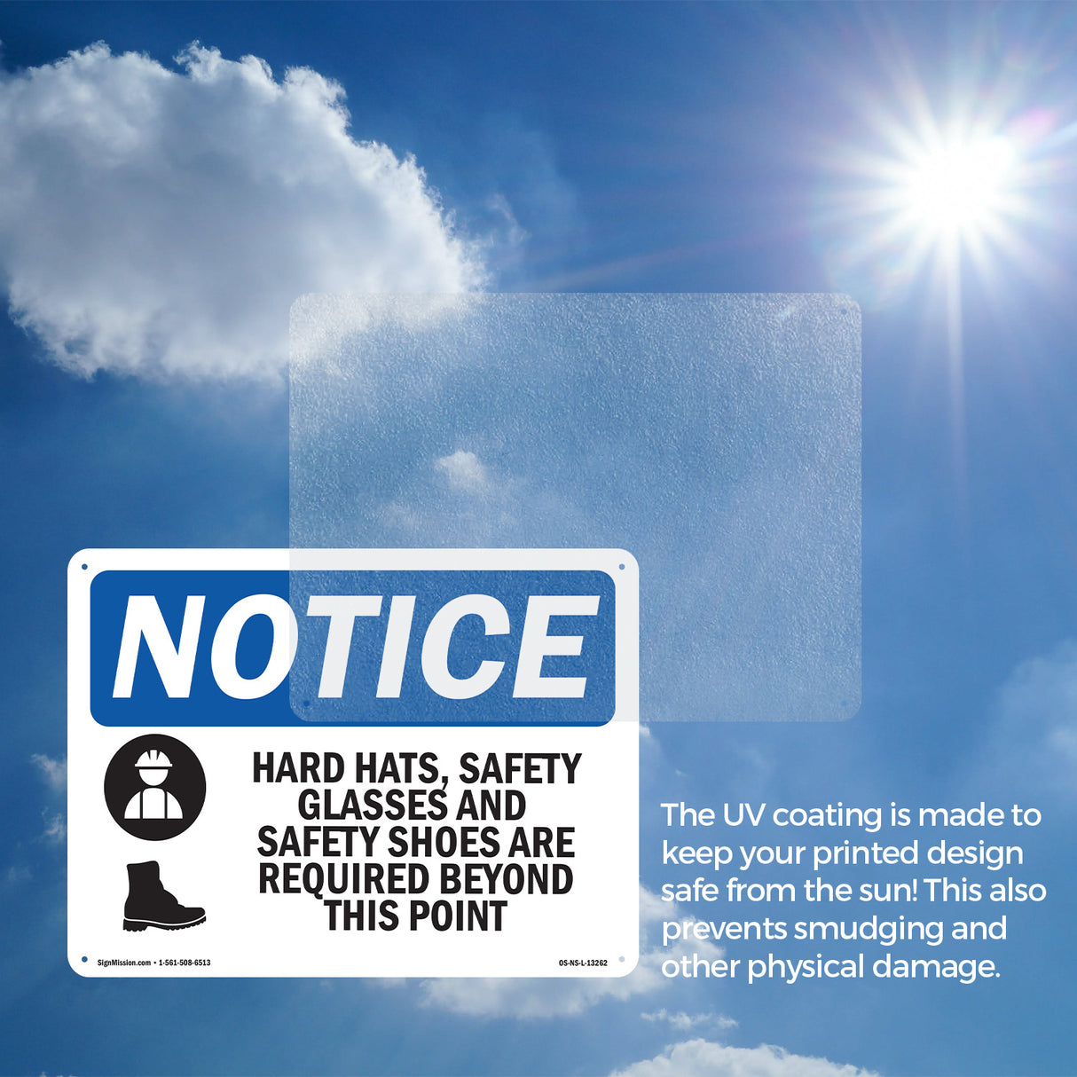 Hard Hat, Safety Glasses And