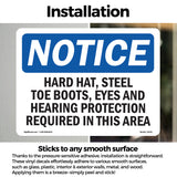 Hard Hat, Steel Toe Boots, Eye And Hearing