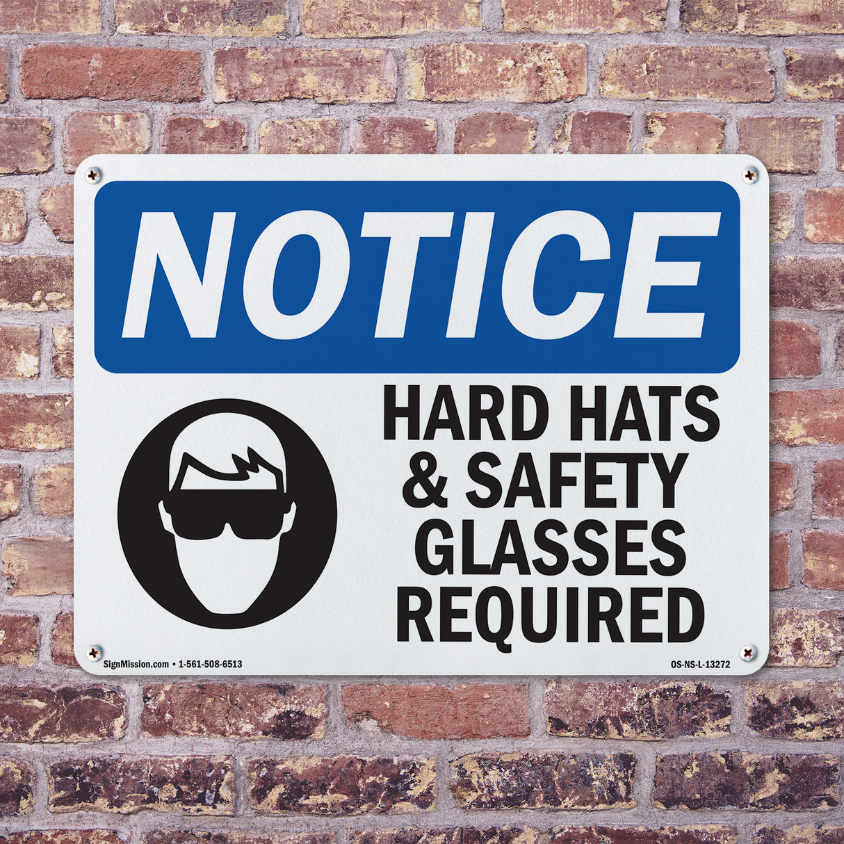 Hard Hats & Safety Glasses Required