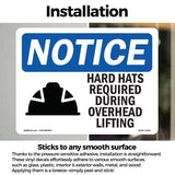 Hard Hats Required During Overhead