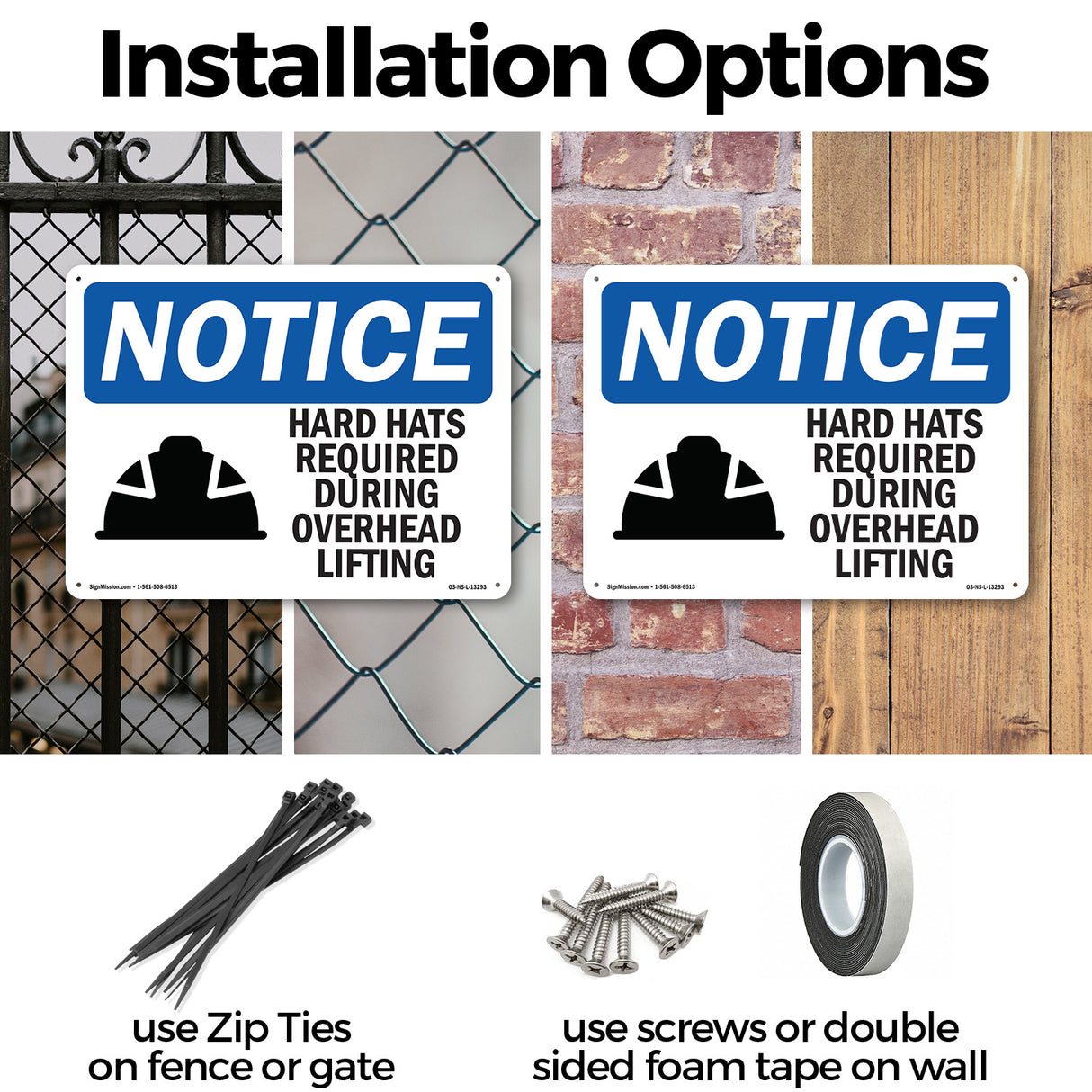 Hard Hats Required During Overhead