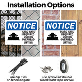 Hard Hats Required During Overhead