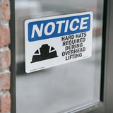Hard Hats Required During Overhead