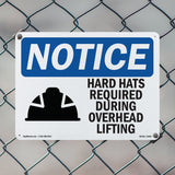 Hard Hats Required During Overhead
