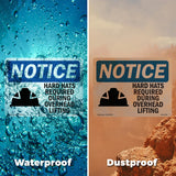 Hard Hats Required During Overhead