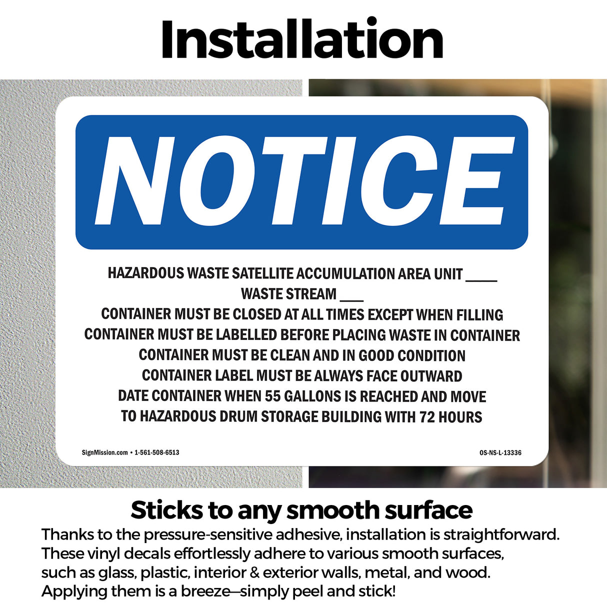 Hazardous Waste Satellite Accumulation Area