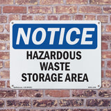 Hazardous Waste Storage Area Sign