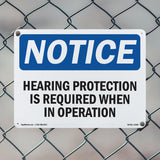 Hearing Protection Is Required Sign