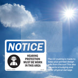 Hearing Protection Must Be Worn