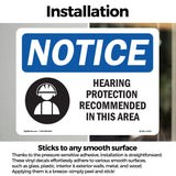 Hearing Protection Recommended