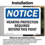 Hearing Protection Required Beyond