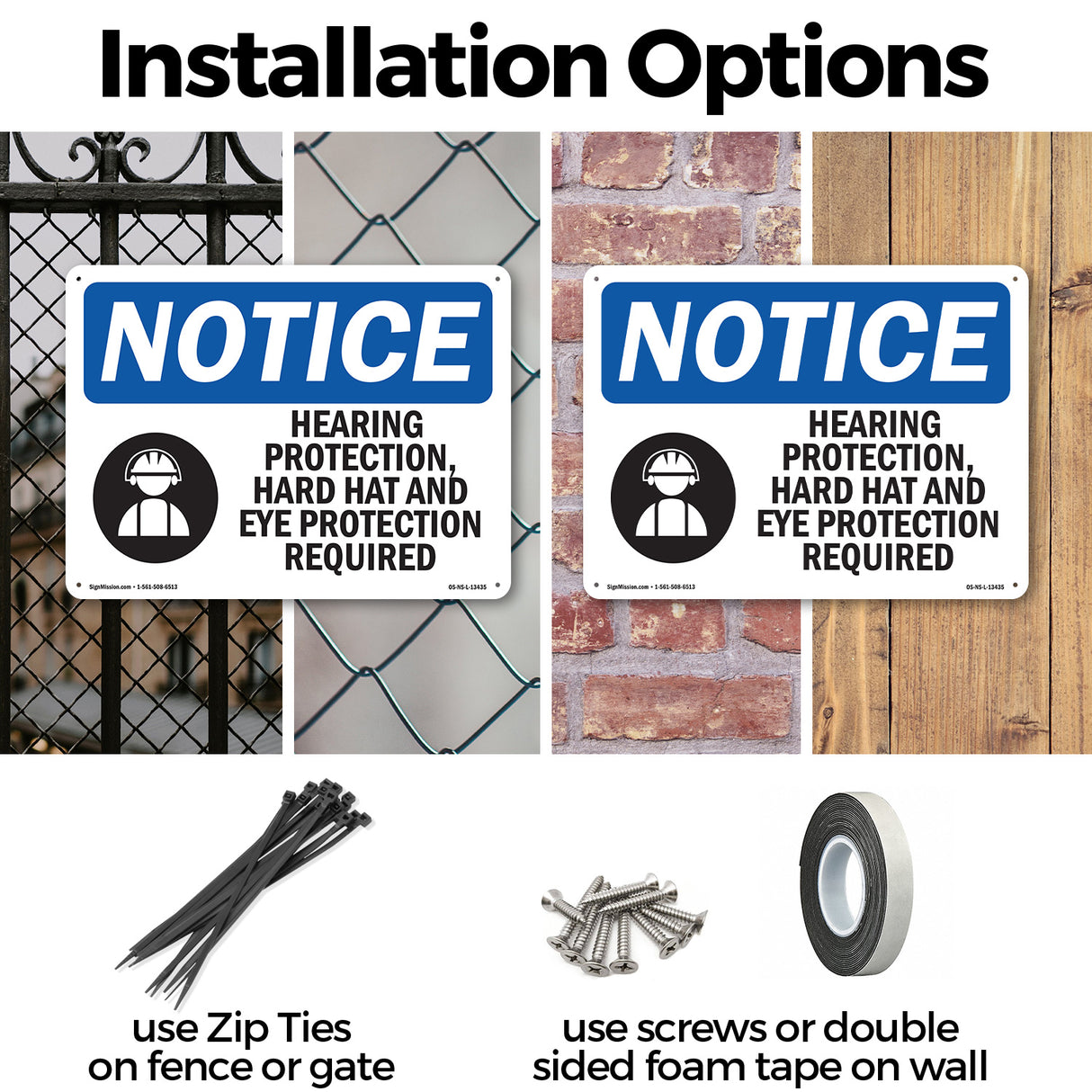 Hearing Protection, Hard Hat