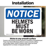 Helmets Must Be Worn