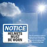 Helmets Must Be Worn