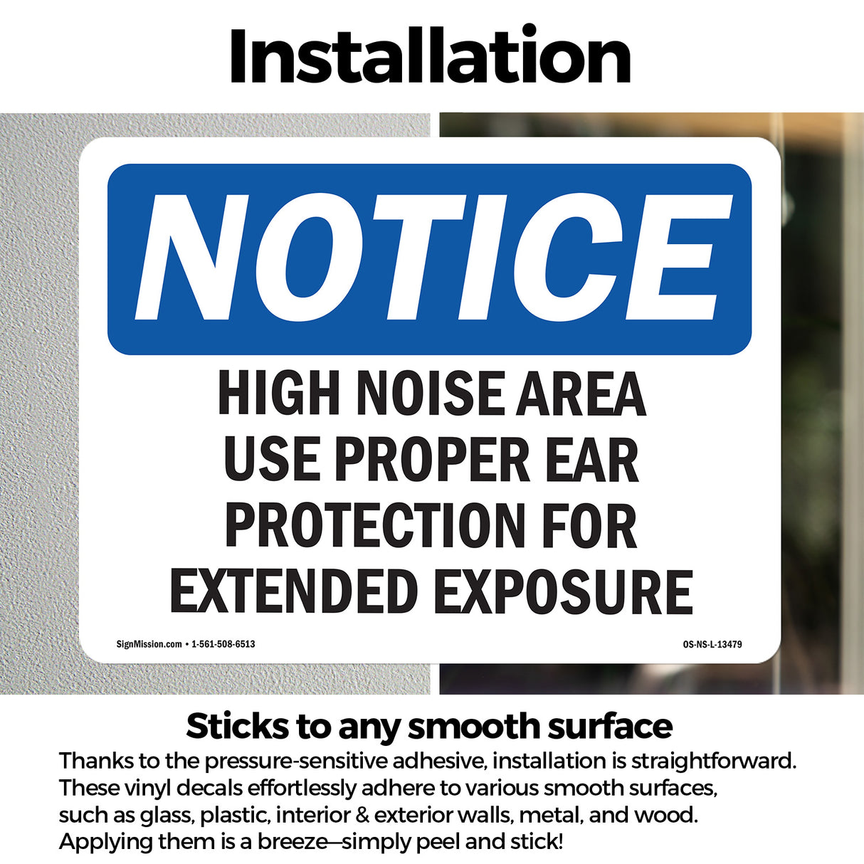 High Noise Area Use Proper Ear Protection