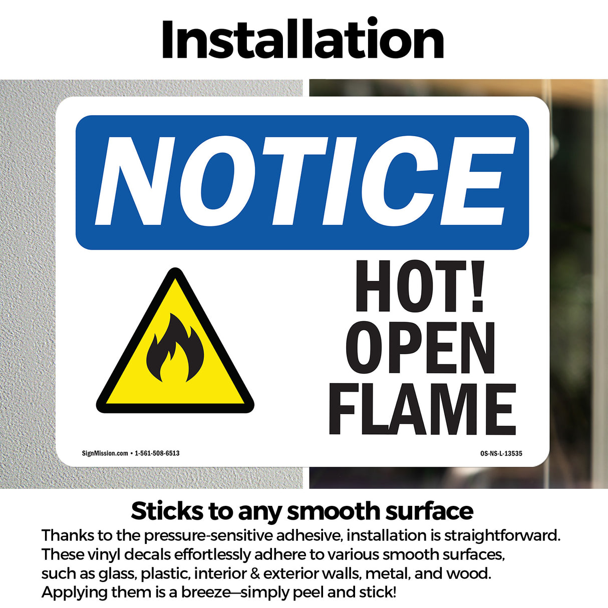 Hot! Open Flame